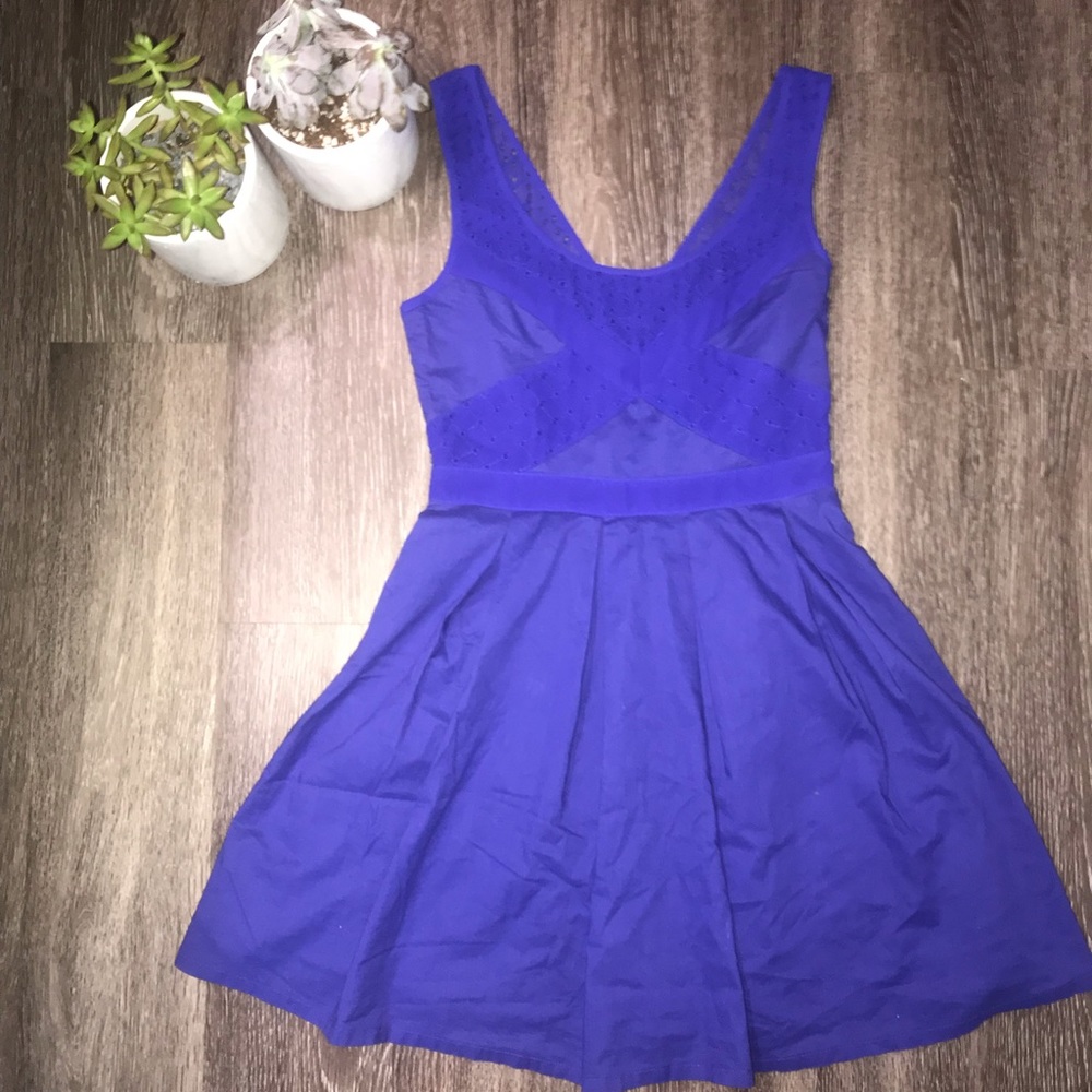 Vintage American Eagle Dress • Royal Blue